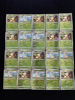 2025 Pokemon TCG S.Chinese Master Ball CBB2C 07 09/15 10/15 Leafeon Lot*20 BL25 - Image 2