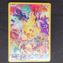 PIKACHU 2023 POKEMON SWORD & SHIELD CROWN ZENITH SECRET RARE 160/159 A3 - Image 1