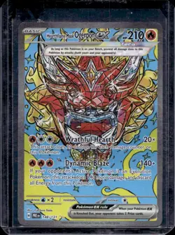 2025 Pokemon Prismatic Evolutions Hearthflame Mask Ogerpon ex #148/131 - Image 1