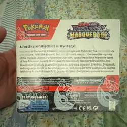 Pokemon Scarlet & Violet Twilight Masquerade Booster Box English 2024 Ogerpon - Image 4