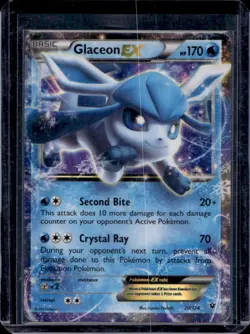 2016 Pokemon XY Fates Collide Glaceon Holo #20/124 - Image 1