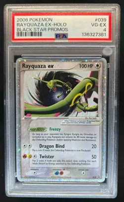 2003-2006 Pokemon Nintendo Black Star Promos Rayquaza ex #039 PSA 4 - Image 1