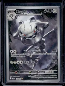 2025 Pokemon Mega Evolution Steelix Illustration Rare #150/132 - Image 1