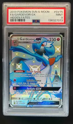 2019 Pokemon SM Hidden Fates Gardevoir GX #SV75/SV94 PSA 9 - Image 1
