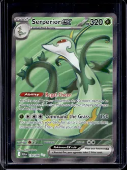 2025 Pokemon Black Bolt Serperior ex Ultra Rare #156/086 - Image 1