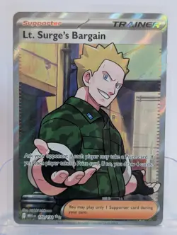 Lt. Surge's Bargain Pokemon TCG Mega Evolutions #170/132 NM - Image 1