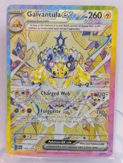 Galvantula ex 168/142 - Stellar Crown Special Illustration Rare Pokemon TCG - NM - Image 1