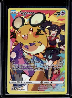 2022 Pokemon SWSH Brilliant Stars Dedenne Trainer Gallery Holo #TG07/TG30 - Image 1