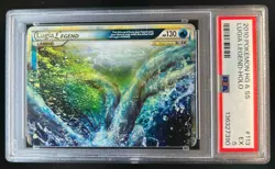 2010 Pokemon HeartGold & SoulSilver Lugia LEGE #113/123 PSA 5 - Image 1