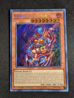 Yugioh - Curse Necrofear LDS3-EN009 Limited Secret Rare NM - Image 1