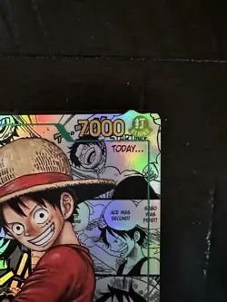 Monkey. D. Luffy One Piece TCG Manga Op13-118 MINT-Clean Copy-See Pics! English - Image 3