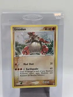 Groudon 102/101 Pokemon 2004 EX Hidden Legends-Secret Rare Holo -NM - Image 1