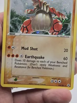 Groudon 102/101 Pokemon 2004 EX Hidden Legends-Secret Rare Holo -NM - Image 4