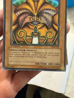 Exodia LOB-124 1st edition *American English* yugioh Exodia the Forbidden One - Image 4