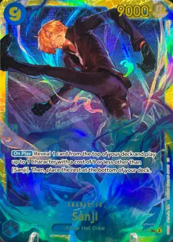 • Sanji • OP06-119 SEC Premium Booster Holo Foil One Piece TCG NM - Image 1