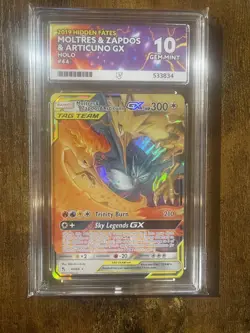 Moltres & Zapdos & Articuno GX 44/68 ACE 10 - Hidden Fates - Pokemon TCG - Image 1