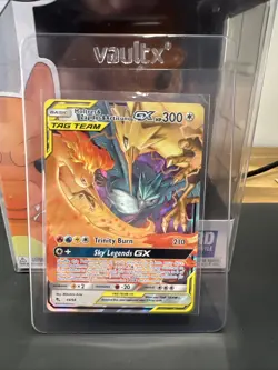 Pokemon TCG Moltres Zapdos and Articuno Tag Team GX 44/68 Hidden Fates - Image 1