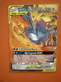 Moltres & Zapdos Articuno Tag Team GX 44/68 - Hidden Fates 2019 - Pokemon TCG - Image 1