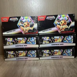 [Lot of 6] Pokemon TCG Prismatic Evolutions Surprise Box New / Factory Sealed - Image 2