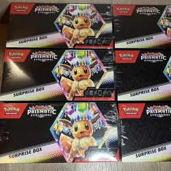 [Lot of 6] Pokemon TCG Prismatic Evolutions Surprise Box New / Factory Sealed - Image 4