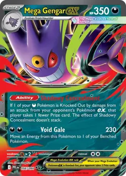 Pokemon TCG - Mega Gengar ex 056/094 - Phantasmal Flames - Pack Fresh - Image 1