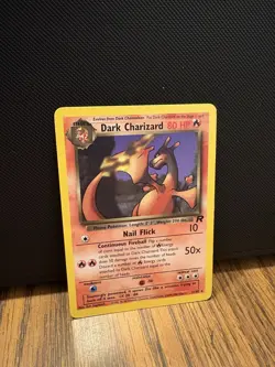 Pokemon TCG Dark Charizard 21/82 Base Set Non-Holo Rare Card LP - Image 3
