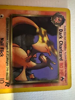 Pokemon Dark Charizard Card 21/82 Team Rocket 2000 Non-Holo, Unlimited LP - Image 3