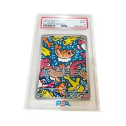 2024 POKEMON TWM EN-TWILIGHT MASQUERADE ILLUSTRATION RARE #186 TATSUGIRI PSA 9 - Image 1