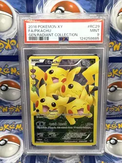 PIKACHU - Full Art - #RC29 - Pokemon XY Gen Radiant Collection - MINT - PSA 9 - Image 1