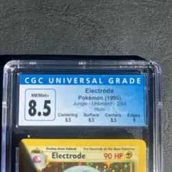 Electrode 2/64 Jungle Set CGC Grade 8.5 NM M + Holo Rare Near Mint Pokemon - Image 4