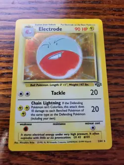 Electrode Holo Rare - Jungle Set 2/64 - WOTC Vintage Pokemon Card LP - Image 1