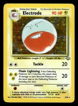Electrode 2/64 Holo Rare Jungle Set Pokemon Card - Image 1