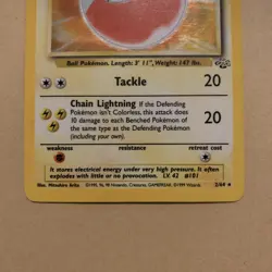 🔥 Electrode 2/64 🔥Original Holo Rare Jungle Set Pokemon Card WOTC TCG 1999 - Image 3