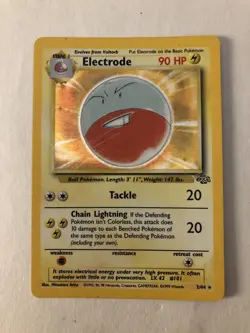Electrode - 2/64 - Holo Rare Jungle Set TCG - Pokemon Card - Image 1