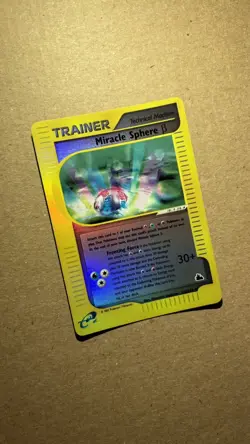 Miracle Sphere Beta 130/144 Reverse Holo Pokemon Card - 2003 Skyridge Set - Image 3