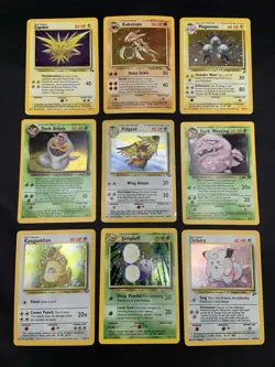 Vintage Pokemon Holo Rare Card Lot - WOTC Era Only Collection - 1999/2000 MP/HP - Image 1