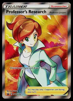 Pokemon Card - Professor's Research Sword & Shield Promo SWSH152 Holo - Image 1