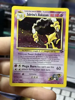 #3 Sabrina's Alakazam 16/132 Gym Challenge 2000 Holo Rare WOTC Pokemon Card TCG - Image 3