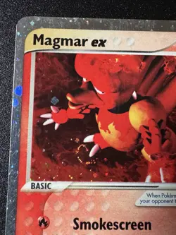 Magmar ex 100/109 EX Ruby & Sapphire Pokemon Card Holo Foil Rare HP - Image 3