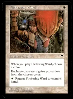 Flickering Ward LP Light Play Tempest MTG [6948] - Image 1