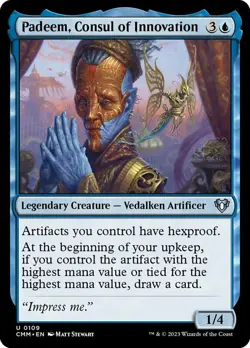 1 x Padeem, Consul of Innovation - Commander Masters - NM-Mint - MTG - Image 1