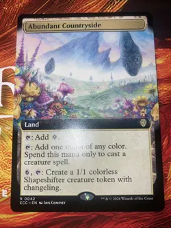 Abundant Countryside (Extended Art) Commander: Lorwyn Eclipsed Regular - Image 1