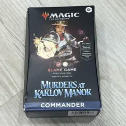 Magic the Gathering - Murders at Karlov Manor Commander Deck - Blame Game - Image 1