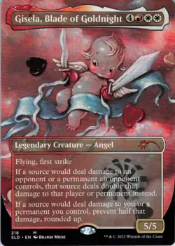 MTG Gisela, Blade of Goldnight (218) | NM | Secret Lair Valentine's Day {SLD} - Image 1