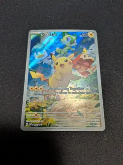 Pikachu SVP 027 Scarlet & Violet Promo Card Paldea Evolved Pokemon - NM - Image 1