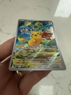 Pikachu SVP 027 Paldea Evolved Black Star Promo Pokemon Card! - Image 3