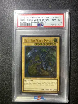 2013 YSKR EN001 Blue-Eyes White Dragon 1st Edition Ultimate Rare PSA 8 - Image 1