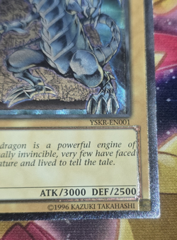 Yugioh Blue Eyes White Dragon YSKR-EN001 Ultimate Rare 1st Edition - Image 5