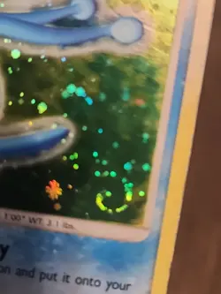 Manaphy 9/130 Pokemon Diamond and Pearl Holo Swirl - Image 2