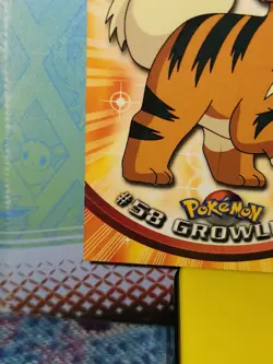 Vintage Topps Chrome Pokemon Growlithe And Arcanine - Image 4